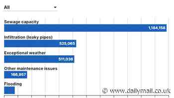 Seven in ten major sewage leaks last year were caused by leaky pipes or a lack of treatment works to cope with demand, data reveals as campaigners slam water firms' claims that poor weather was to blame