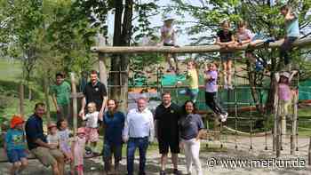 Ein Kletter-Eldorado für Kinder ist die neue Attraktion in Attenkirchen