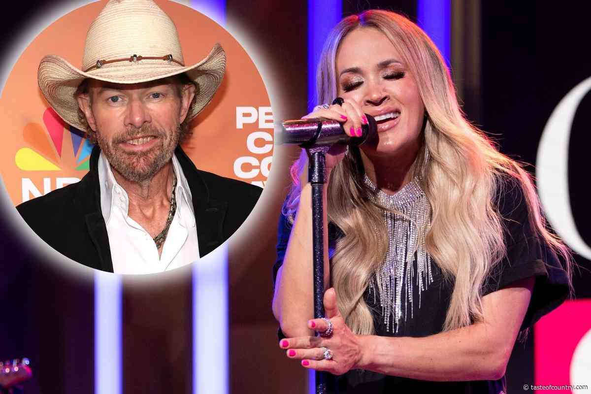 Carrie Underwood Covers Toby Keith's 'Should've Been a Cowboy'