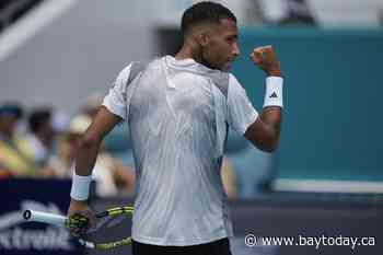 Canada's Auger-Aliassime outlasts Marterer in marathon match in Munich