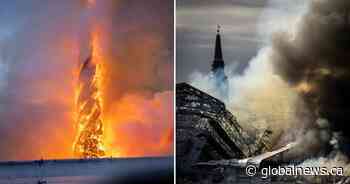 Copenhagen fire: Inferno hits historic stock exchange, toppling iconic spire