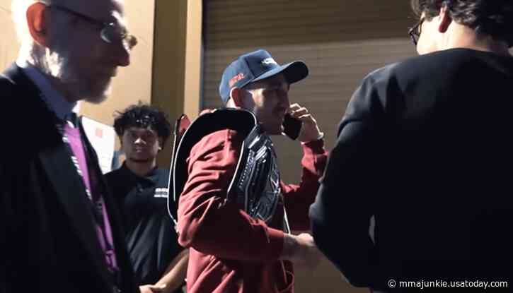 Video shows Max Holloway's phone call with Justin Gaethje, more backstage aftermath of UFC 300 knockout