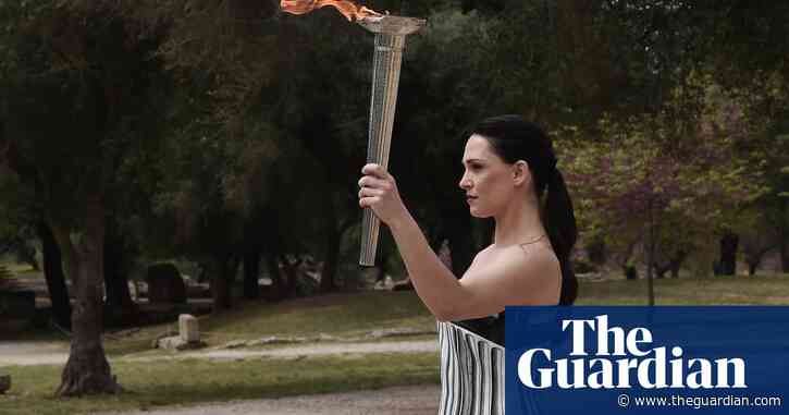 Olympic countdown begins as Paris 2024 torch lit in ancient Olympia – video