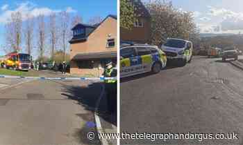 Police scene in Farriers Croft area of Bradford