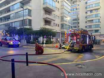 Une retraitée sauvée par les pompiers dans l'incendie de son appartement à Cannes
