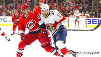 Panthers' Verhaeghe back for finale vs. Leafs