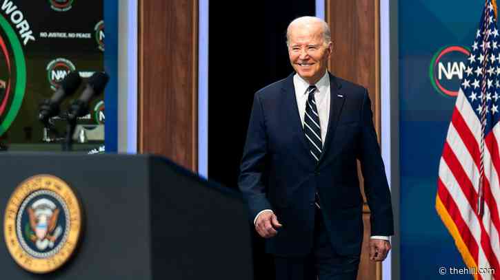 Biden mocks Trump: If Truth Social drops lower, he might benefit from my tax plan