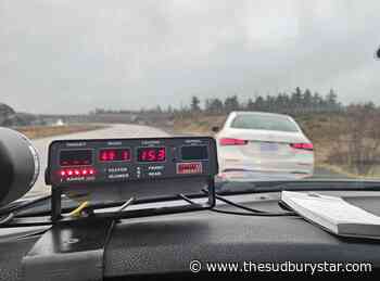 Sudbury driver charged with excessive speed on Hwy. 69