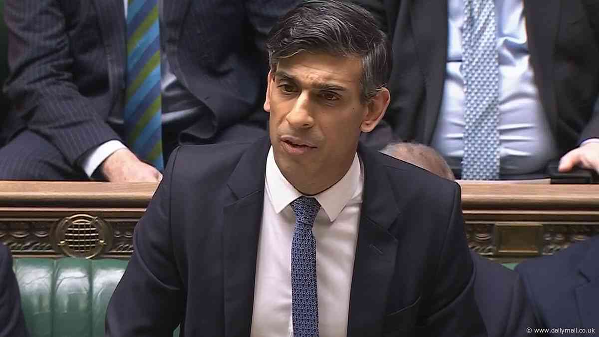 Rishi Sunak tells Israeli PM Benjamin Netanyahu 'calm heads' must prevail as Middle East tensions grow following Iran's barrage of missiles and drones