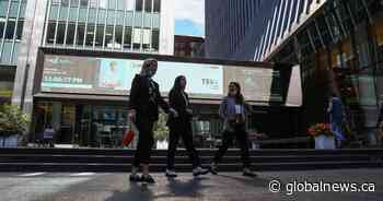 TSX down almost 100 points, U.S. markets mixed amid ongoing interest rate angst