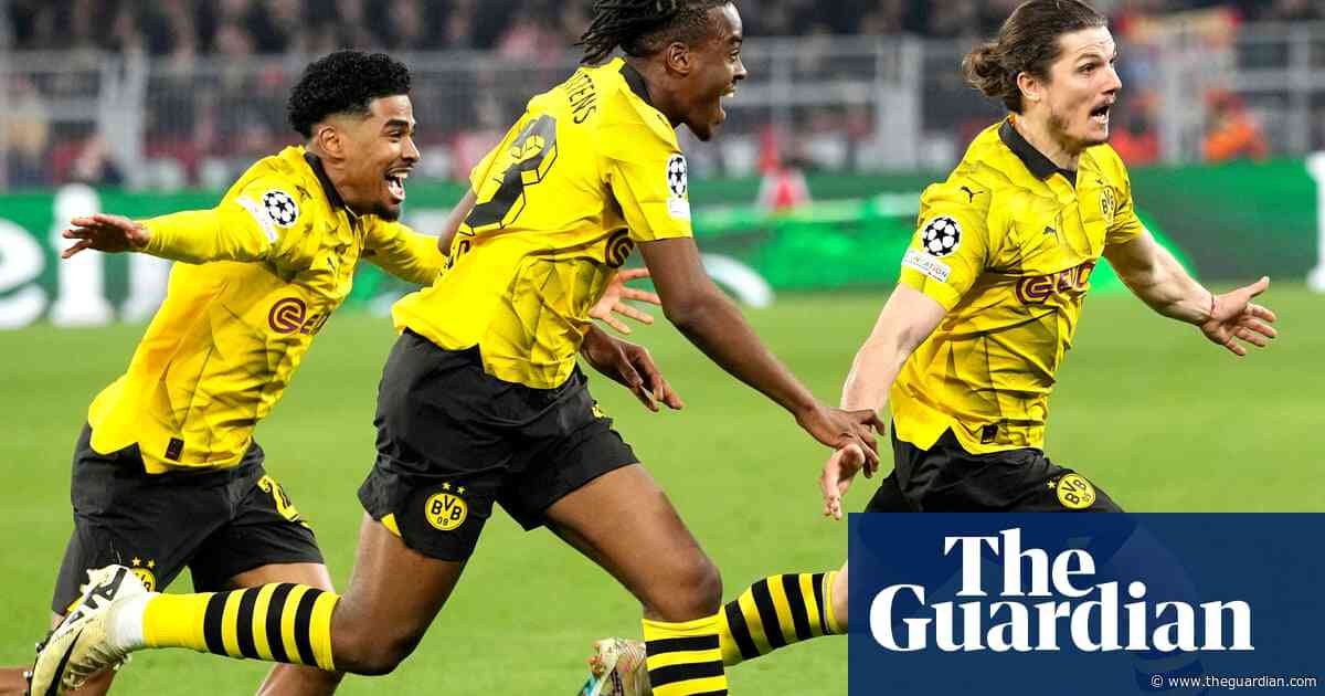 Borussia Dortmund win seesaw contest with Atlético Madrid to reach last four