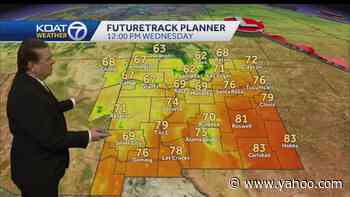 Warm and dry for New Mexico with breezy wind