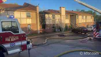 OKCFD battling apartment fire in NW OKC