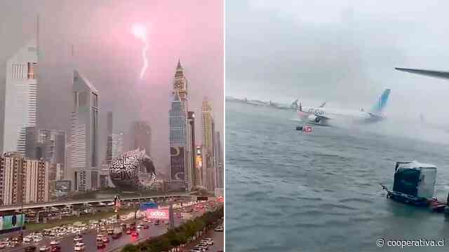 Caos en Dubái luego que cayera el equivalente a un año de lluvia