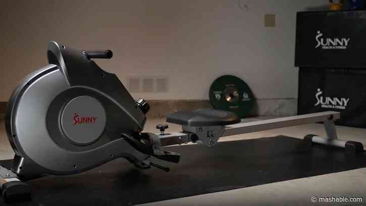 Grab the Sunny Health & Fitness Magnetic rowing machine for nearly half off at Amazon