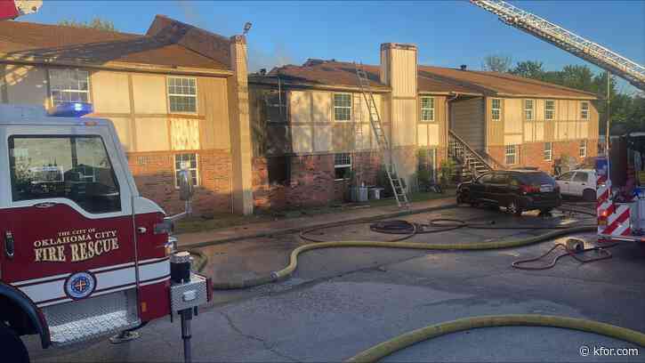 OKCFD battle apartment fire in NW OKC