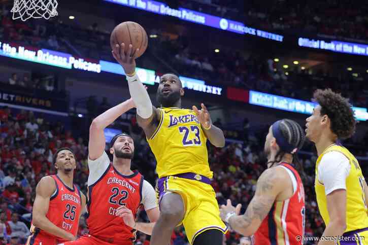 Lakers outlast Pelicans to clinch No. 7 seed, will face Nuggets in first round