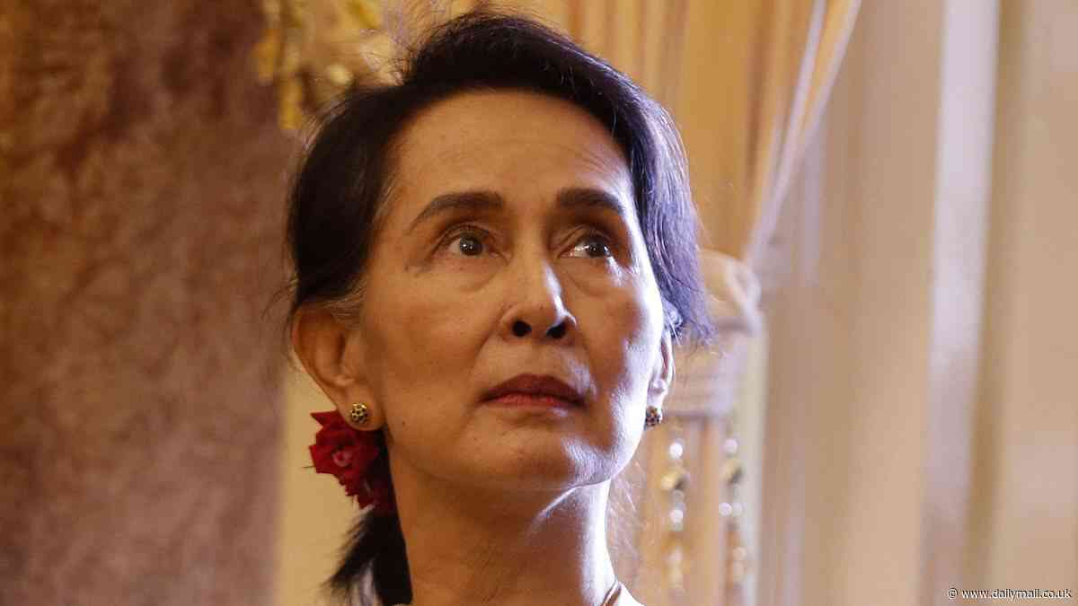 Myanmar's detained former leader Aung San Suu Kyi, 78, is moved to house arrest over heatstroke fears - three years after she was locked up in prison following military coup