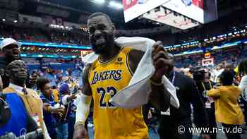 Schlimmer Abend für Thompson: Lakers zittern sich in Playoffs, Warriors fliegen hochkant raus
