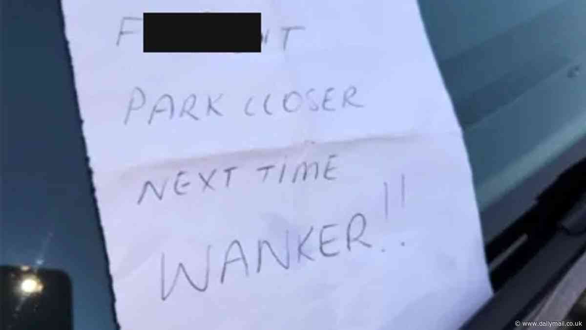 Aussie driver stunned after discovering nasty note left on his windscreen