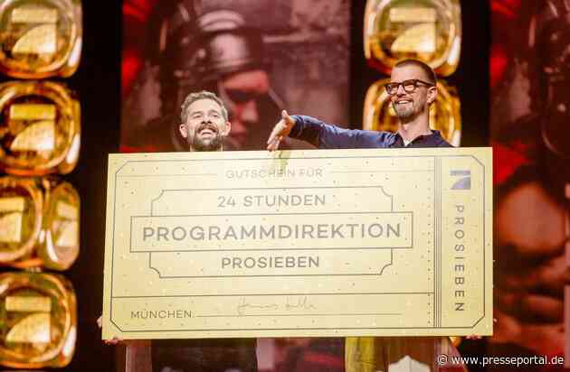 Joko & Klaas übernehmen am Sonntag 24 Stunden lang ProSieben / "Joko & Klaas gegen ProSieben" Marktführer in der Prime Time