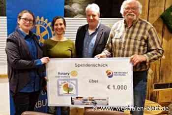 Rotary-Club Warburg unterstützt Förderverein der Falk-Schule