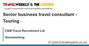 C&M Travel Recruitment Ltd: Senior business travel consultant - Touring
