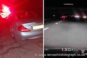 Mercedes-Benz driver caught at 120mph on M55 near Kirkham