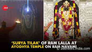 WATCH: ‘Surya Tilak’ Of Ram Lalla At Ayodhya Temple On Ram Navami
