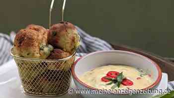 Zum Knuspern: Kartoffel-Bärlauch-Bällchen aus dem Airfryer