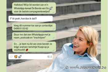 Els van Doesburg (N-VA) lanceert WhatsApp-kanaal en belooft nieuwe leden “kusje op je voorhoofd”