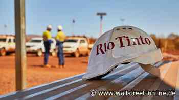 Produktionsupdate: Dividendenaktie Rio Tinto legt nach Produktionszahlen zu