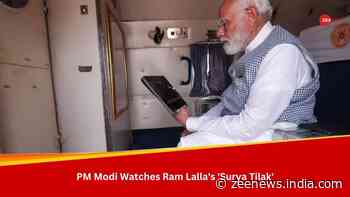 `Emotional Moment`: PM Narendra Modi After Watching Ram Lalla`s `Surya Tilak` On Ram Navami