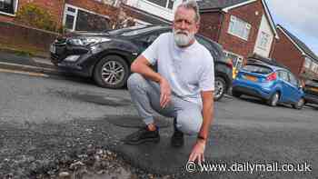 Potholes are making our homes shake: Neighbours reveal how trucks hitting craters in the road create 'earth tremors' - and fear their houses could COLLAPSE if further damage is done