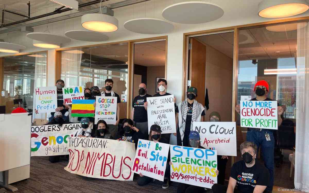 Google employees arrested after protesting tech giant’s work with Israel