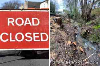 A40 landslip: Herefordshire and Gloucestershire road to close