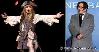 Johnny Depp's emotional reunion with Pirates of the Caribbean stars at UK premiere
