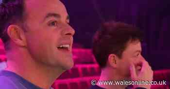 Ant and Dec say 'I wish we'd had that' as behind-the-scenes Saturday Night Takeaway footage shows them in tears