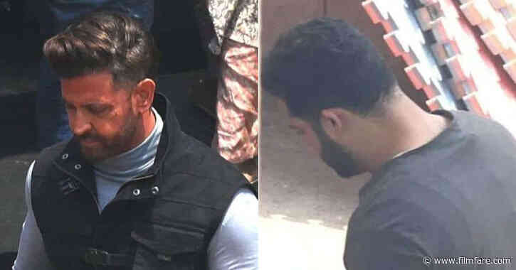 Pictures of Hrithik Roshan and Jr NTR from War 2 surfaces online