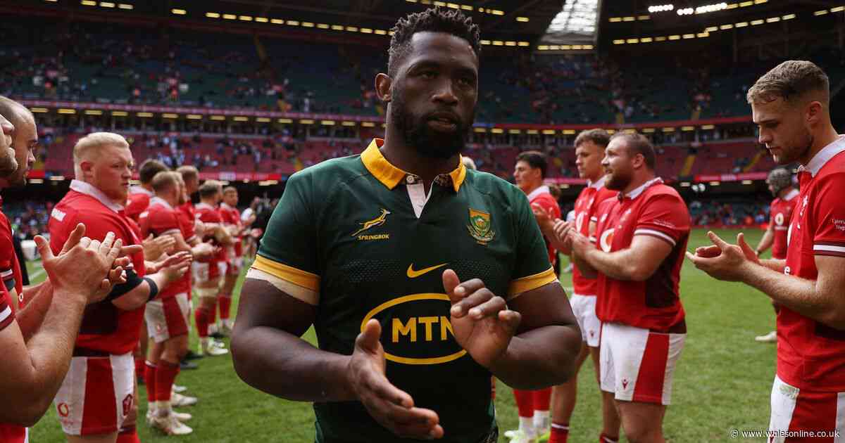 Siya Kolisi sends Wales star a special gift and he's over the moon