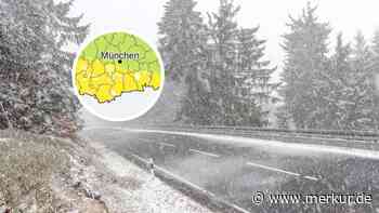 Schnee- und Glättewarnungen in der Region: Schneeflocken überraschen München