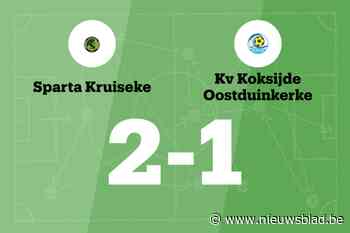 Sparta Kruiseke wint thuis van KV Koksijde-Oostduinkerke B
