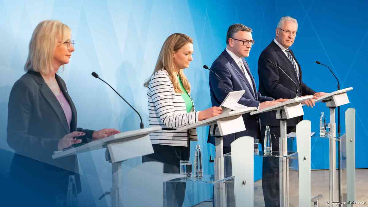 Video in Gebärdensprache: Pressekonferenz nach der Kabinettssitzung (16.04.2024) - Bayern