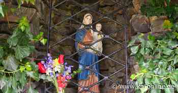 Milben sollen Blutstropfen auf der Madonna von Ostro in Sachsen verursacht haben
