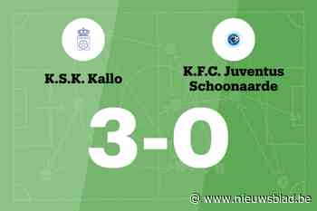 KSK Kallo boekt overtuigende zege op Juventus Schoonaarde