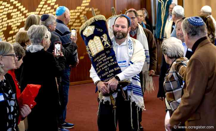Historic Torahs on loan around Southern California reunited in Fullerton for anniversary