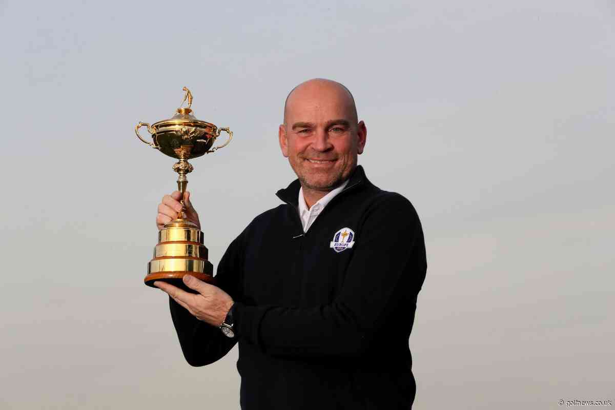 Thomas Bjorn appointed vice captain for Europe’s Ryder Cup