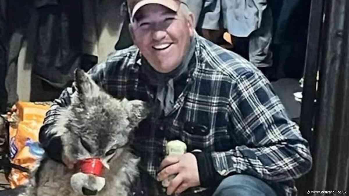 Animal welfare groups put up $20k reward for information that will convict Wyoming hunter who paraded wolf through bar - as the animal's heartwarming name is revealed
