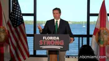 WATCH: Gov. DeSantis holds news conference in Hialeah Gardens