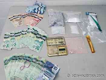 OPP seizes drugs worth $30,000 plus $5,000 in cash after car stopped for burned-out headlight